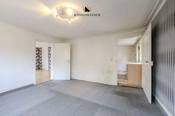 Schlafraum – ideal für individuelle Gestaltung.