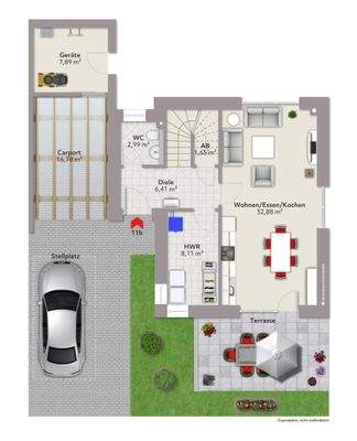 Grundriss Erdgeschoss 11b