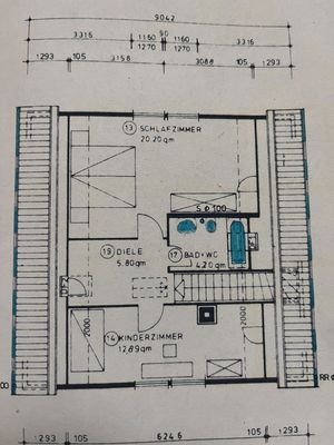 Grundriss Obergeschoss