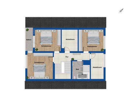 Grundriss Dachgeschoss