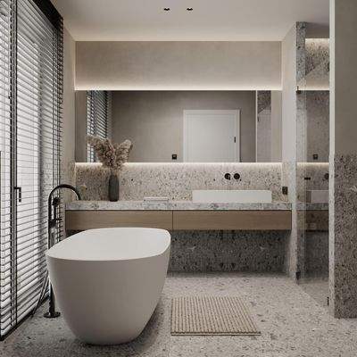 Badezimmer - Beispiel 1 Visualisierung