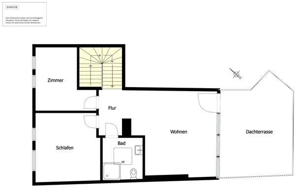 Attic floor plan