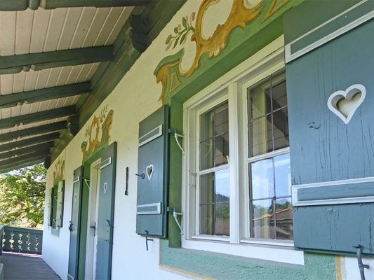 Historische Fenster und Fensterläden
