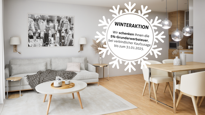 Winteraktion: Wohnraum Whg. 2 + 5