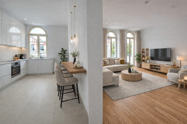 Wohnküche Visualisierung