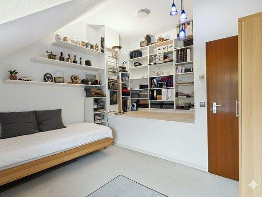 Schlafzimmer/Büro gestaged