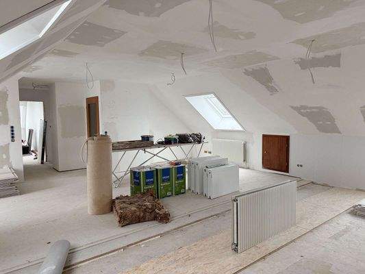 Grozügiges Wohn- und Esszimmer