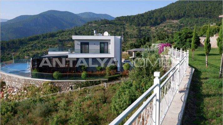 Unique-Design House with Farmland in Alanya Kestel