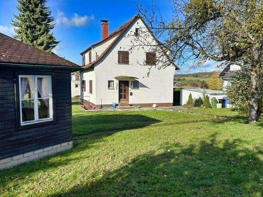 Ansicht Rückseite aus dem Garten