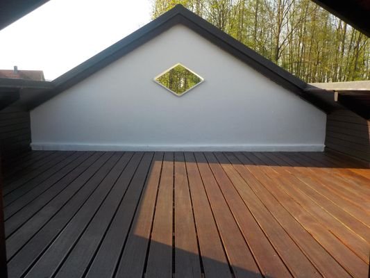Sonnige Terrasse