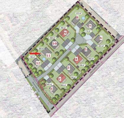 Lageplan Grundstück