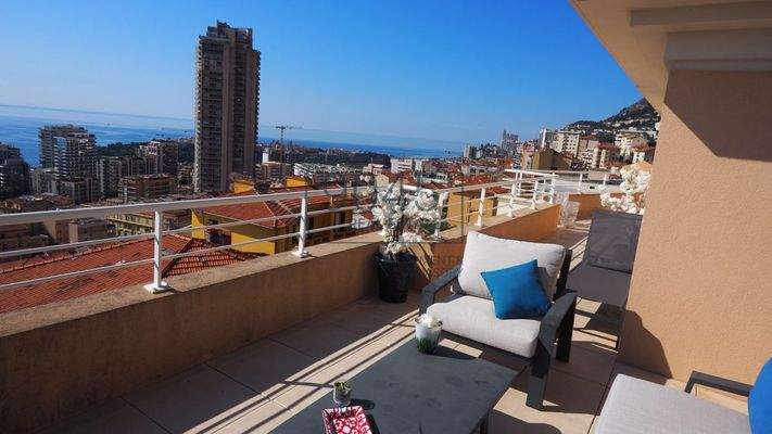 Exklusives Penthouse mit Panoramablick auf Monaco – Beausoleil