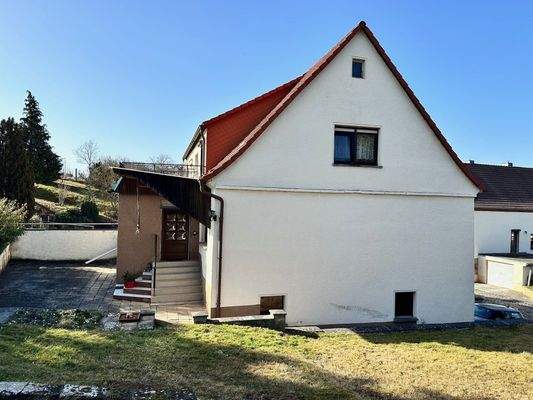 Doppelhaushälfte - Giebelansicht