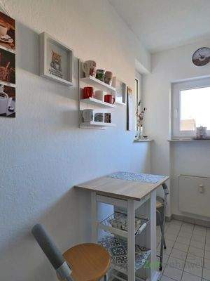 kleiner Esstisch in der Küche