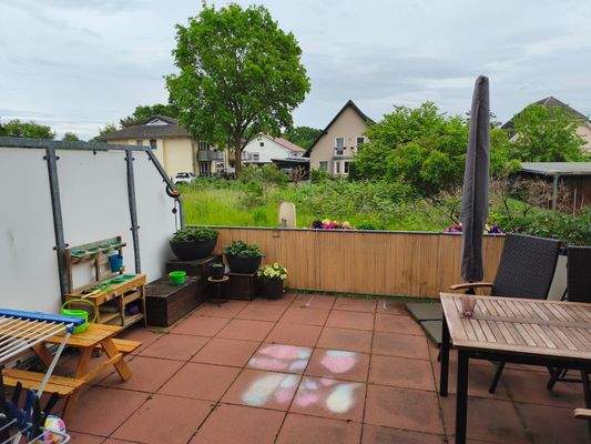 Terrasse mit Grünblick