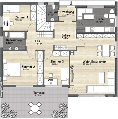 Grundriss Erdgeschoss