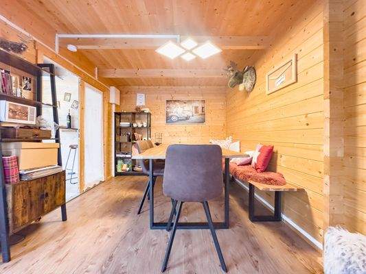 Innenansicht Gartenhaus