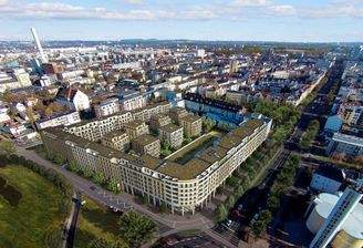 Luftbild Goethequartier