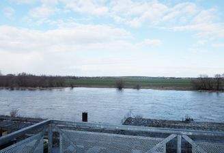 Blick über die Elbe