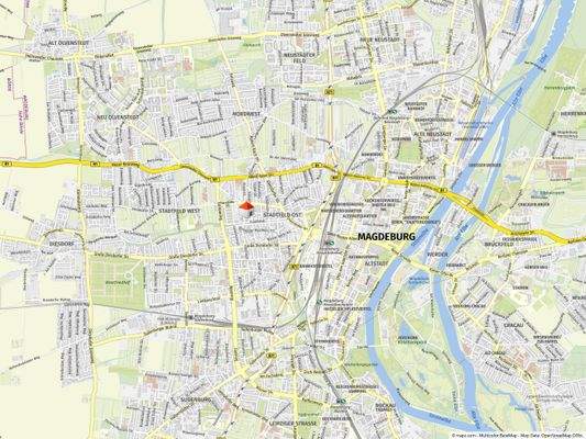 Geolyzer Kartenausschnitt