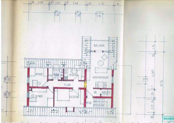 Grundriss Dachgeschoss