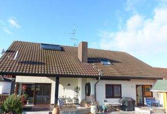 Ansicht vom Garten zum Haus