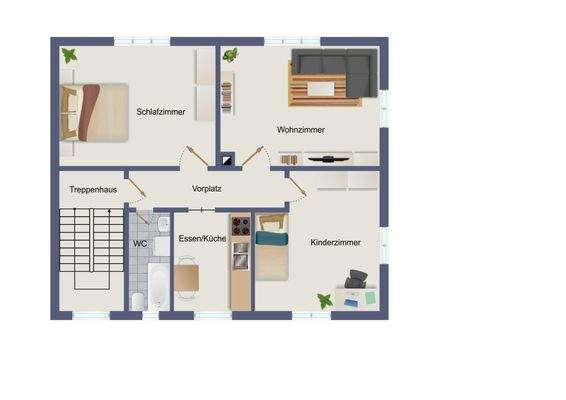 Grundriss Obergeschoss