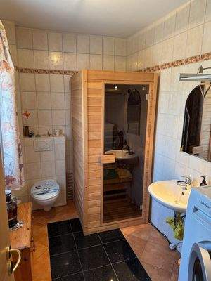 Gäste WC, inkl. Sauna