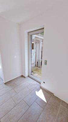 Küchenausgang zum Carport