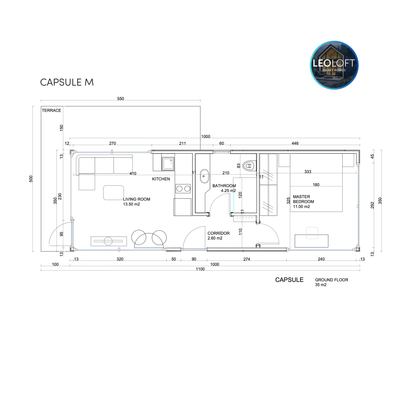 CAPSULE M - ca. 35 qm
