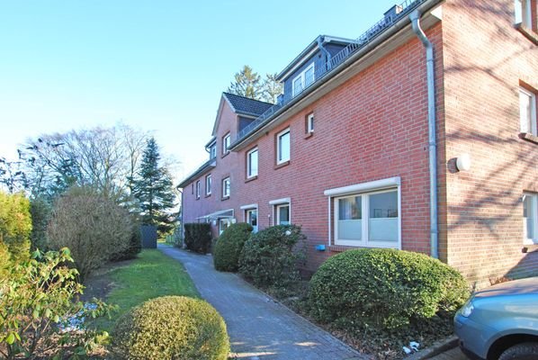 Die gepflegte Zuwegung