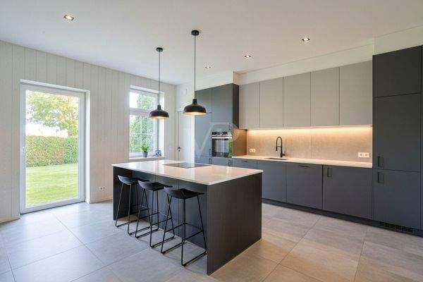 Küche digital möbliert