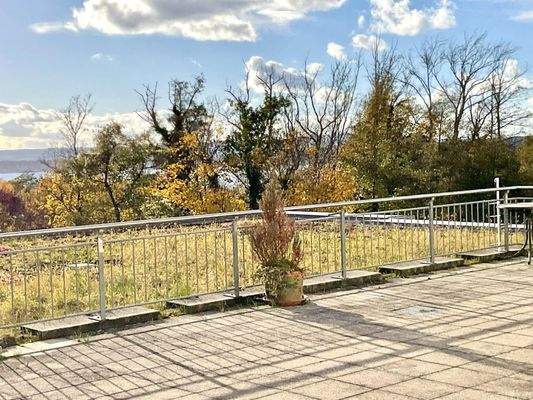 Dachterrasse mit Blick zum Bodensee
