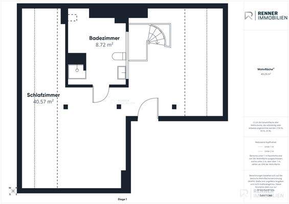 Grundriss Wohnung 2 Etage