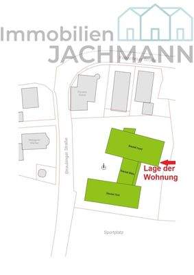 Lage der Wohnung Nr. 19