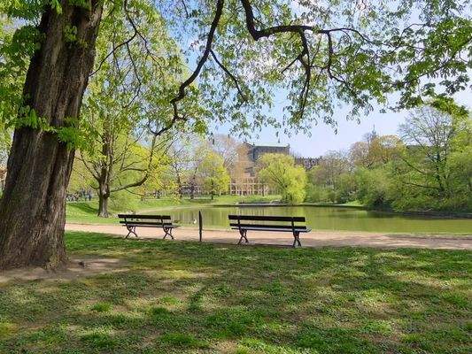 nur 100 Meter zum grünen Park