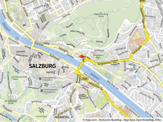 Geolyzer Kartenausschnitt