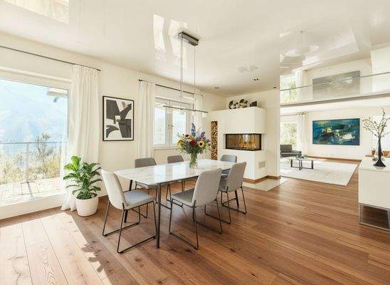 Wohnbereich mit Kamin (KI)