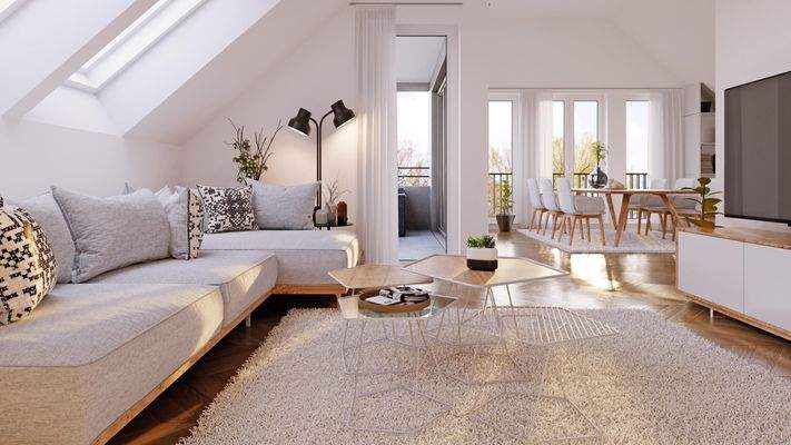 Wohnzimmer DG Wohnung