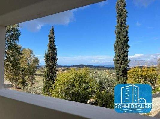 Kreta, Listaros: Im Bau befindliche Villa mit wunderschönem Meerblick und Gästehaus