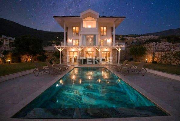 Luxury Seafront Villa with Private Pier in Kaş Kalkan