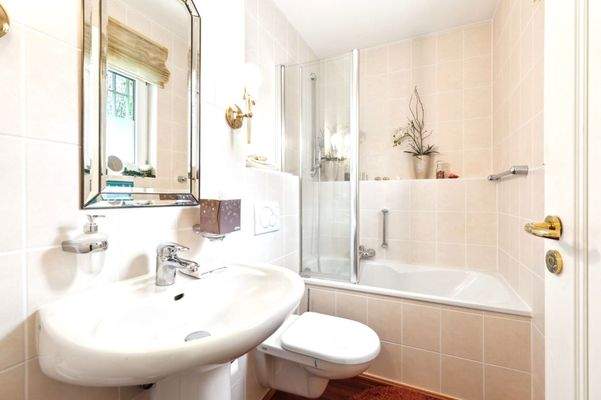 Badezimmer im Gästehaus