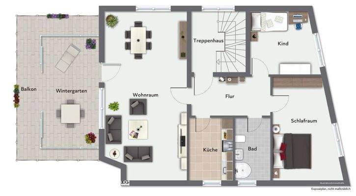 Grundriss Obergeschoss