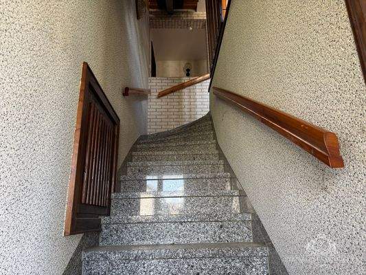 Eingang zum Obergeschoss