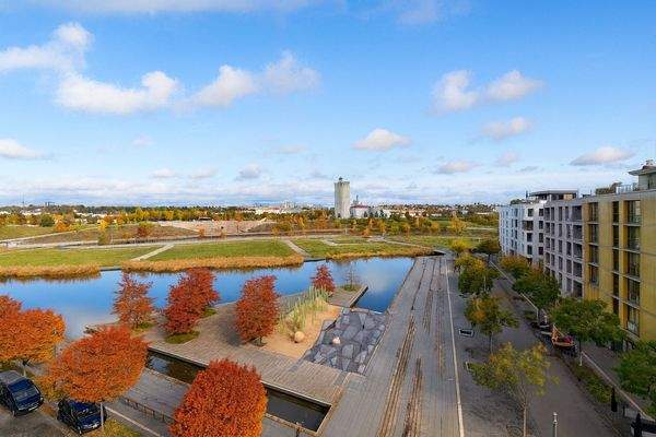 Herbstlicher Stadtblick
