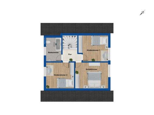 Grundriss Dachgeschoss