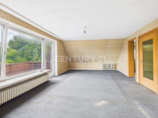 Wohnzimmer im Dachgeschoss