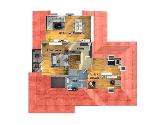 Grundriss Dachgeschoss