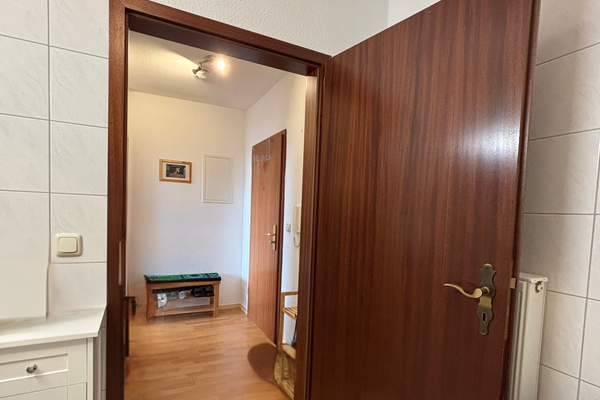 Der offene Blick in den Flur