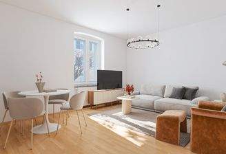 Großzügig Wohnen & Essen (CGI)